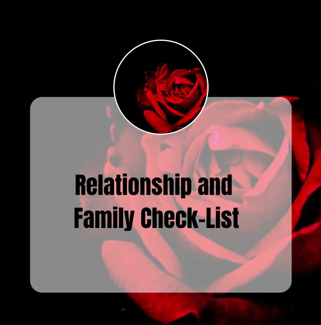 Monthly Relationship & Family Check-In